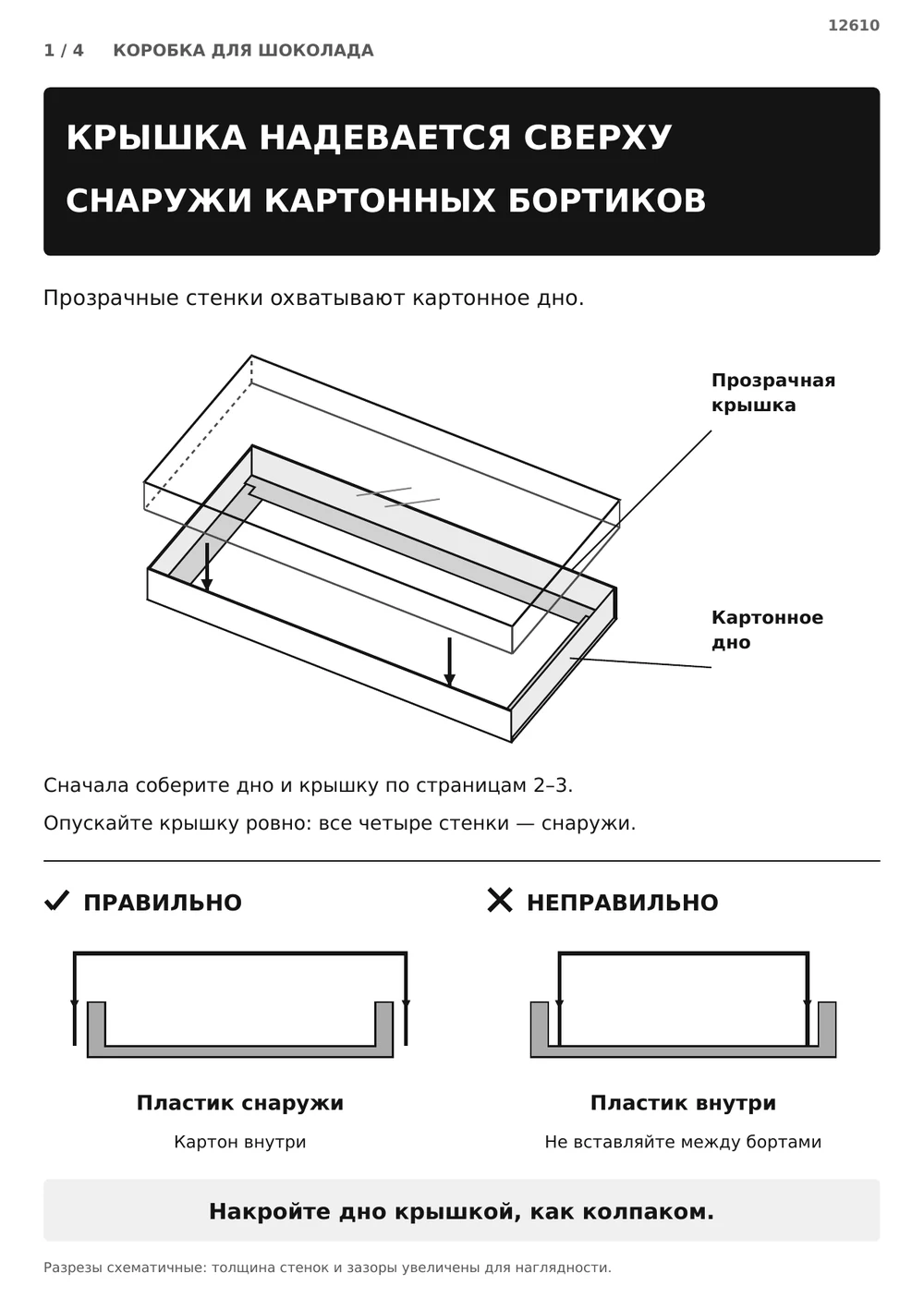 Крышка надевается снаружи — страница 1